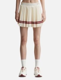 Sporty amp Rich - Classic Logo Pleated Skirt HBX - Globally Curated Fashion and Lifestyle by Hypebeast at HBX